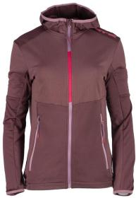 GTS301542L Waffle Bicolor dámská mikina, Plum GTS301542L Waffle Bicolor dámská mikina, Plum