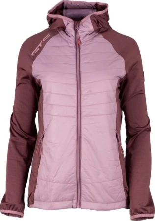 GTS404042L Padded Hoodie dámská bunda, Plum GTS404042L Padded Hoodie dámská bunda, Plum