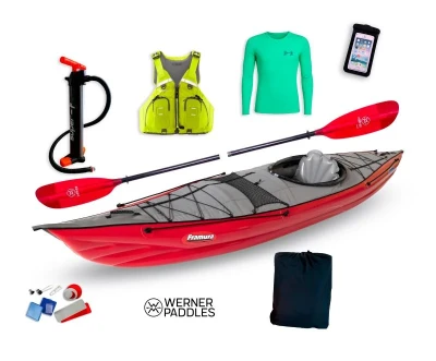 Gumotex Framura kajak SET - 3 (v ceně pádlo, vesta, pumpa, vak, obal na doklady) + sleva 1500,- na příslušenství Gumotex Framura kajak SET - 3 (v ceně pádlo, vesta, pumpa, vak, obal na doklady) + sleva 1500,- na příslušenství