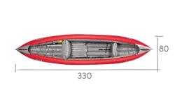 Gumotex Safari 330 SET - 3 (V ceně: pádlo + vesta + transportní obal + obal na mobil EG + pumpa + lepení) + sleva 1500,- na příslušenství