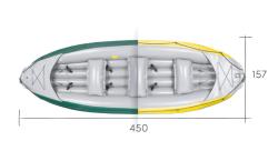 Gumotex Ontario 450S SET - 1 (v sete: 4x pádlá, 2x tričká, pumpa, obal)
