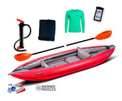 Gumotex Safari 330 SET - 1 nafukovací kajak (v cene pádlo, pumpa, vak, obal na doklady, tričko)
