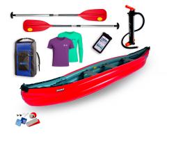 Gumotex Scout Standart SET 1 kanoe (v cene 2x pádlá, 2x tričko, pumpa, vak, lepenie) + zľava 60 € na príslušenstvo