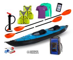 Gumotex Swing 2/2025 SET 2 nafukovací kajak (v ceně: 2x pádlo, 2x vesta, pumpa, vak, lepení, trika) + sleva 500,- na příslušenství
