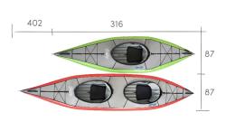 Gumotex Swing 2 SET - 2 (v ceně pádla, vesty, pumpa, vak, obal na doklady, termotrička) + sleva 1500,- na příslušenství