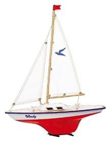 Model plachetnice pre deti WINDY 35 x 42 cm (drevo)