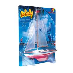 Model plachetnice pro děti WINDY 35 x 42 cm (dřevo)
