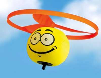 Günther Spin Ball žluto-oranžová vystřelovací vrtulka