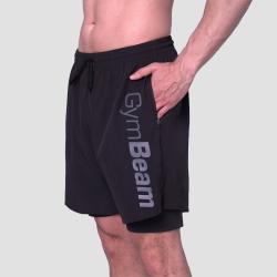 GymBeam 2in1 Shorts Essence Black