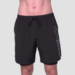 GymBeam 2in1 Shorts Essence Black