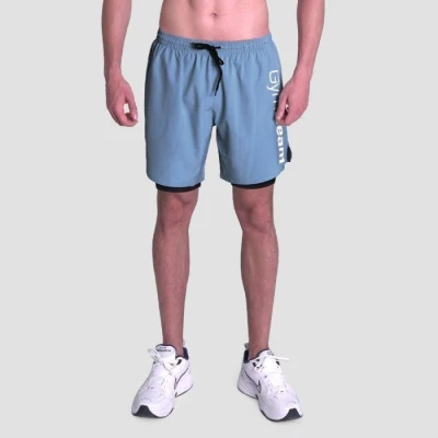 GymBeam 2in1 Shorts Essence Blue GymBeam 2in1 Shorts Essence Blue