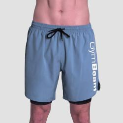 GymBeam 2in1 Shorts Essence Blue
