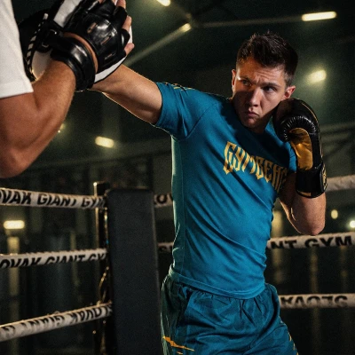 GymBeam Grind Teal pánské 2in1 šortky