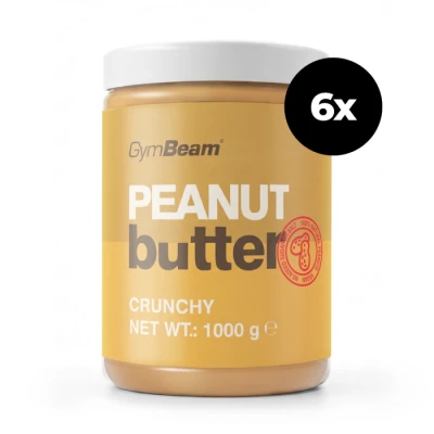GymBeam Arašídové máslo 6 x 1000 g