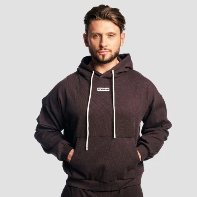 GymBeam Aura Hoodie Tee Brown GymBeam Aura Hoodie Tee Brown