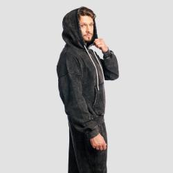 GymBeam Aura Hoodie Washed Black