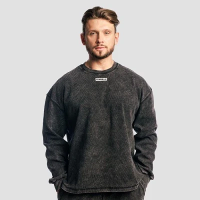 GymBeam Aura Jumper Washed Black GymBeam Aura Jumper Washed Black