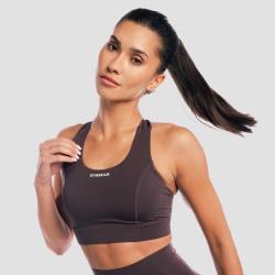 GymBeam Aura Sports Bra Tee Brown