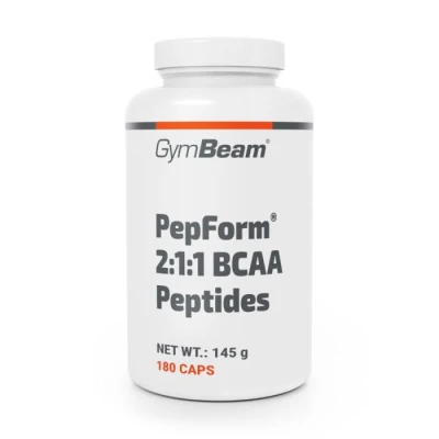 GymBeam BCAA 2:1:1 PepForm Peptidy 180 kaps.
