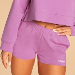 BeastPink Dámské teplákové šortky Grace Purple