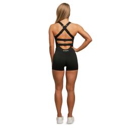 GymBeam BeastPink Dámský overal Breeze Black