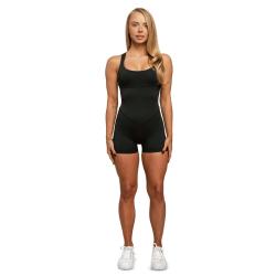 GymBeam BeastPink Dámský overal Breeze Black