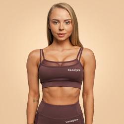 GymBeam BeastPink Športová podprsenka Breeze Mulberry