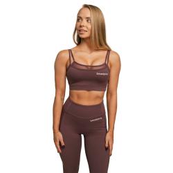 GymBeam BeastPink Sportovní podprsenka Breeze Mulberry