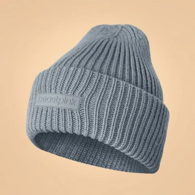 BeastPink Storm Blue dámská zimní čepice Beanie