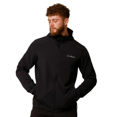 GymBeam Běžecká bunda Pulse Black