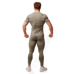 GymBeam Běžecké legíny Pulse Vetiver