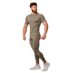 GymBeam Běžecké legíny Pulse Vetiver