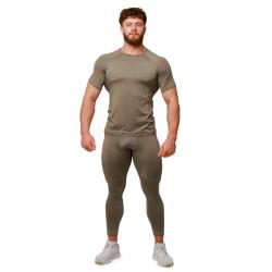 GymBeam Běžecké legíny Pulse Vetiver