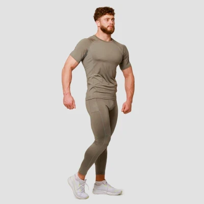 GymBeam Běžecké legíny Pulse Vetiver