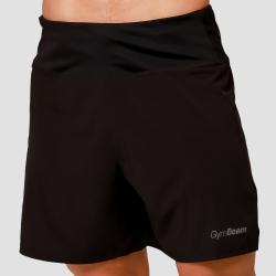 GymBeam Běžecké šortky 2in1 Pulse Black