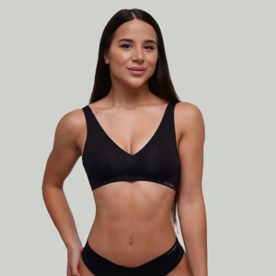 GymBeam Bezešvá podprsenka Black GymBeam Bezešvá podprsenka Black