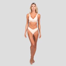 GymBeam Bezkostrová podprsenka Comfy Beige