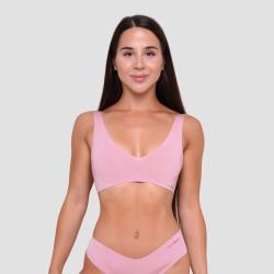 GymBeam Bezešvá podprsenka Dusty Rose
