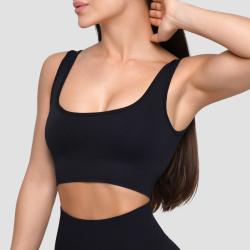 GymBeam Bezešvá sportovní podprsenka Lift Black