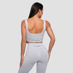 GymBeam Bezešvá sportovní podprsenka Lift Grey