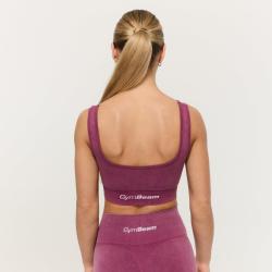 GymBeam Bezešvá sportovní podprsenka Lift Plum