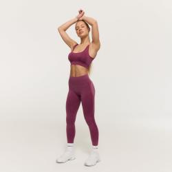 GymBeam Bezešvá sportovní podprsenka Lift Plum