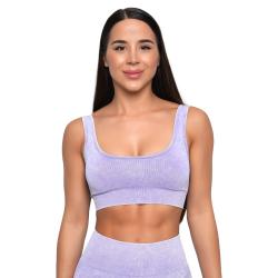 GymBeam Bezešvá sportovní podprsenka Lift Violet