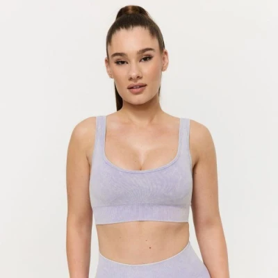 GymBeam Bezešvá sportovní podprsenka Lift Violet GymBeam Bezešvá sportovní podprsenka Lift Violet