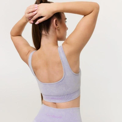 GymBeam Bezešvá sportovní podprsenka Lift Violet