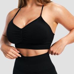 GymBeam Bezešvá sportovní podprsenka Sculpt Black