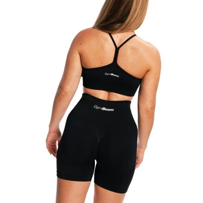 GymBeam Bezešvá sportovní podprsenka Sculpt Black