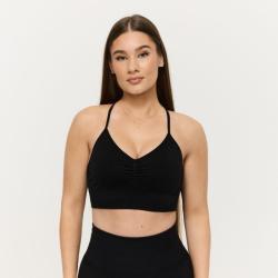 GymBeam Bezešvá sportovní podprsenka Sculpt Black
