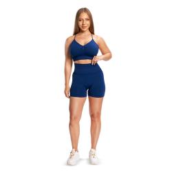 GymBeam Bezešvá sportovní podprsenka Sculpt Navy