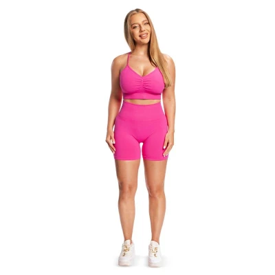 GymBeam Bezešvá sportovní podprsenka Sculpt Rose